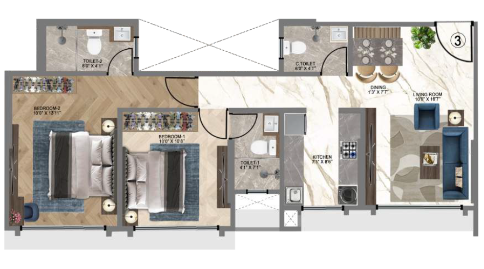 HS-Heritag-Floor-Plan-669-Sqft